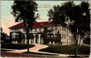 Postcard SCHOOL SCENE Glen Ridge New Jersey NJ AN2954